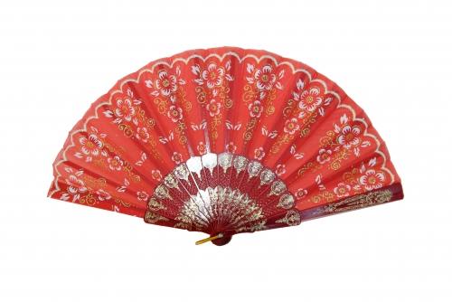 Feng Shui Import Red Hand Fan