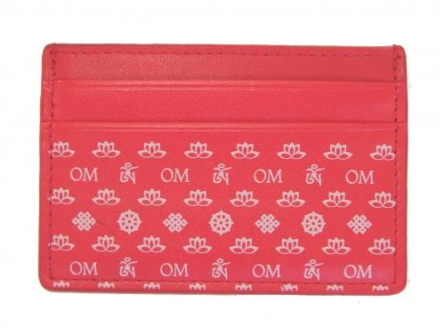 feng shui import Red OM Card Holder