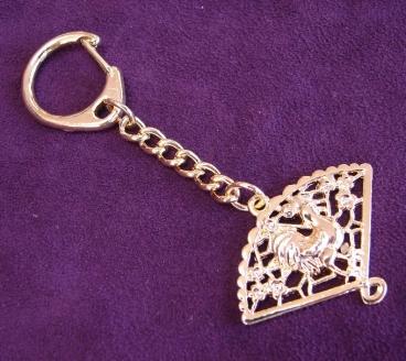 feng shui import Rooster Fan Amulet