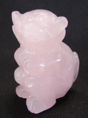 feng shui import Rose Quartz Monkey Statue