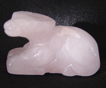 feng shui import Rose Quartz Ox Statue