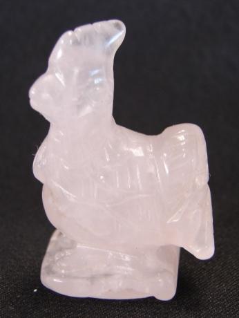 feng shui import Rose Quartz Rooster Statue