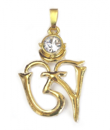 feng shui import Sanskrit Om Pendant