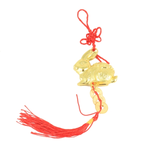 feng shui import Shining Gold Rabbit Charm