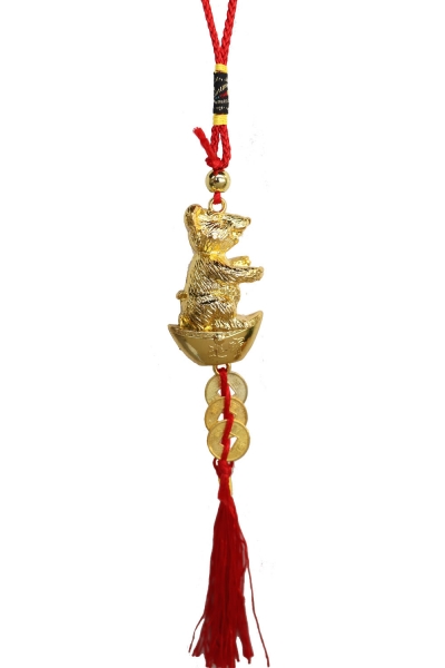 feng shui import Shining Gold Rat Charm