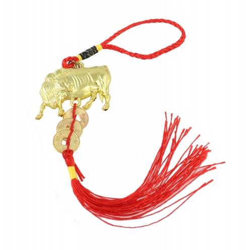feng shui import Shinning Gold Ox Charm
