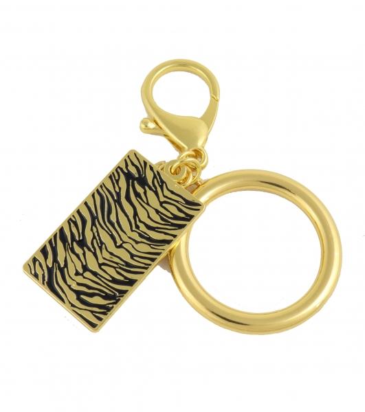feng shui import Tiger Taming Amulet Keychain