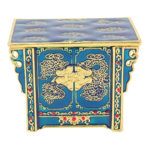 Feng Shui Import Treasure Chest With Double Dragon