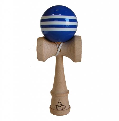 feng shui import Triple Blue/White Stripe Kendama