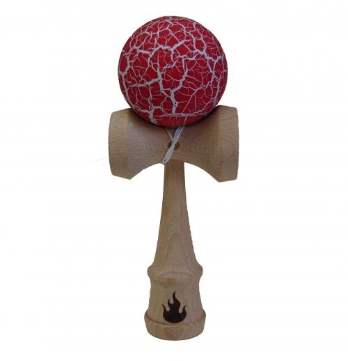feng shui import White/Red Crackle Kendama