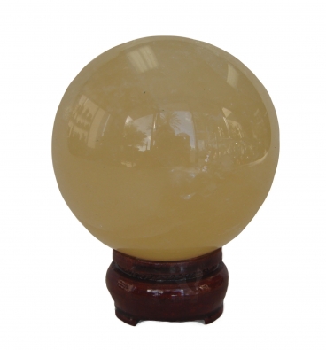 feng shui import Yellow Calcite Sphere