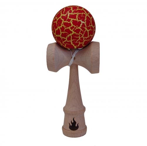 feng shui import Yellow/Red Crackle Kendama