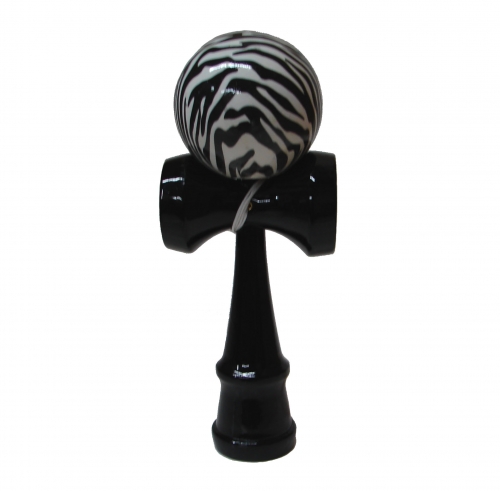 feng shui import Zebra Kendama with Black Handle