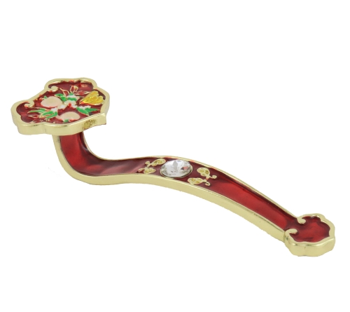 feng shui import Flower & Apple Red RuYi for Love and Harmony