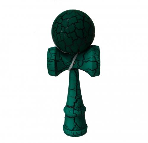 feng shui import Full Print Black/Green Crackle Kendama