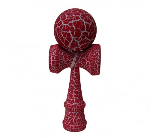 feng shui import Full Print White/Red Crackle Kendama