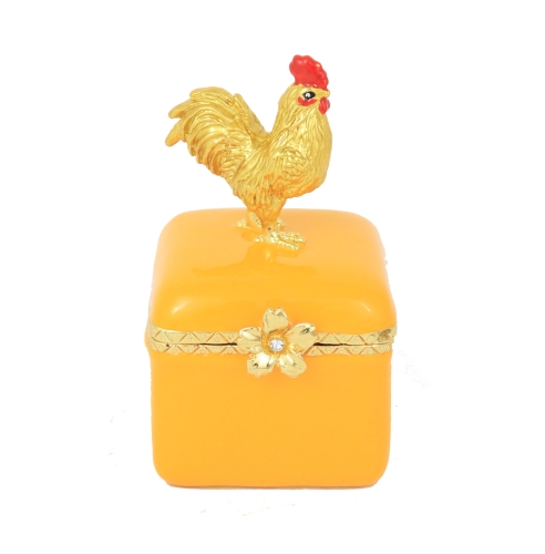 feng shui import Gold Rooster Peach Blossom Treasure Box