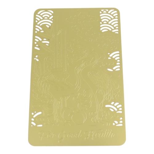 feng shui import Good Health Talisman Card - Cranes and Peaches