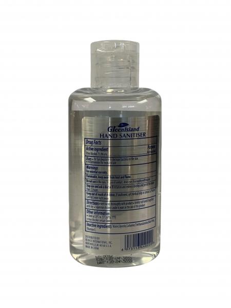 Feng Shui Import GreenIsland Hand Sanitizer 100ml Bottle 75% Alcohol Gel To Kill 99.9% Germs