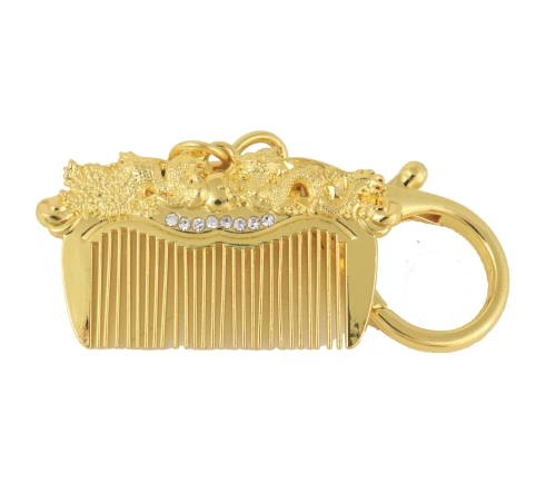 feng shui import Happy Marriage Comb Amulet Keychain