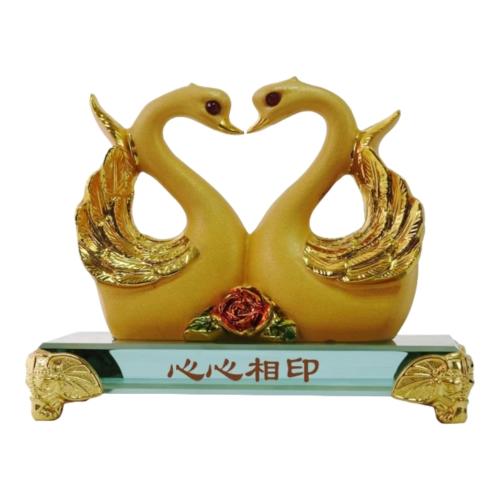 feng shui import Heart-Shaped Two Lovely Geese for Love