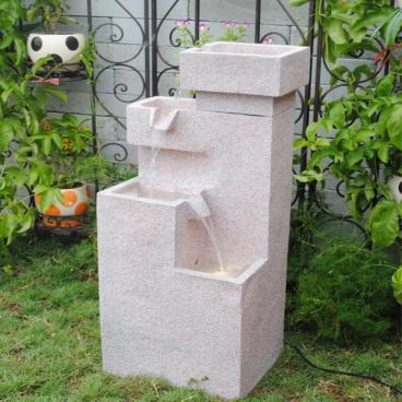 feng shui import Imitate Sand Stone Cascade Tires Indoor/Outdoor Lighted Fountain