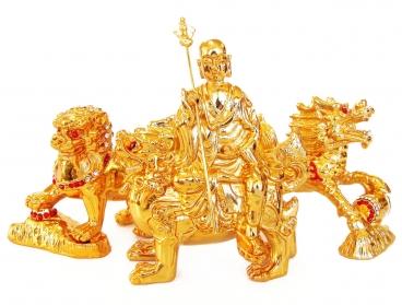 feng shui import Ksitigarbha with 3 Celestial Protectors