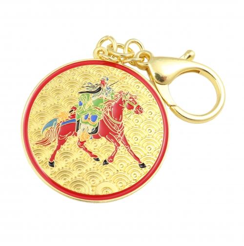 feng shui import Kuan Kung on Horseback Anti Betrayal Amulet
