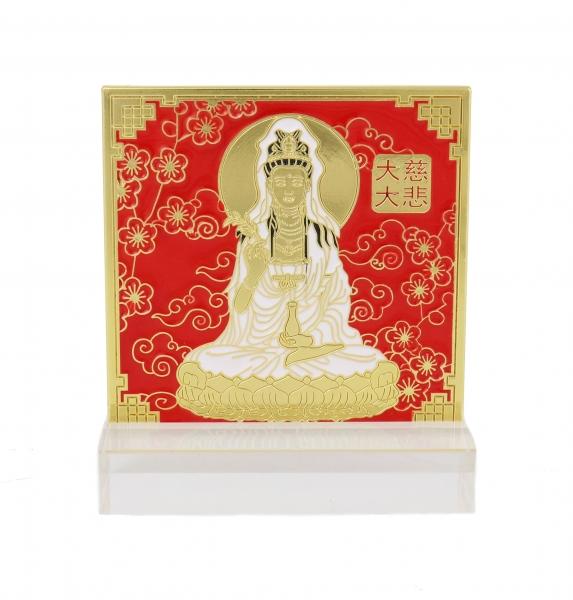 feng shui import Kuan Yin on Om Mani Padme Hum Mantra Plaque
