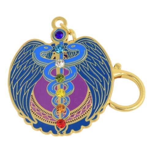 Feng Shui Import Life Force Amulet With 7 Chakra Jewels