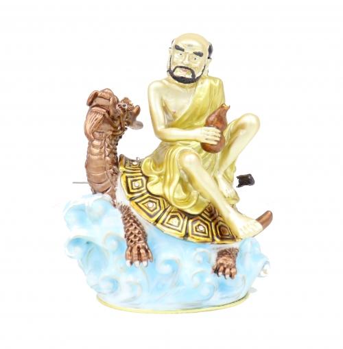 feng shui import Lou Han Sitting on Dragon Tortoise