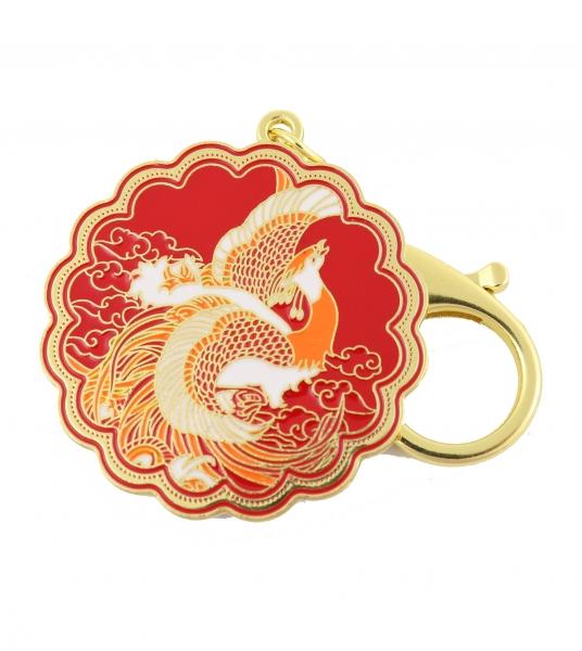 feng shui import Mighty Phoenix New Luck Amulet Keychain