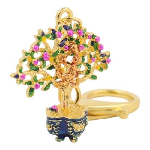 Feng Shui Import Peach Tree With Magic Monkey Amulet