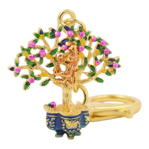 feng shui import Peach Tree with Magic Monkey Amulet