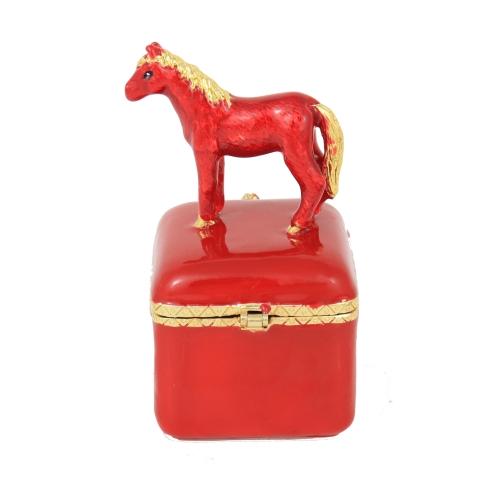 feng shui import Red Horse Peach Blossom Treasure Box