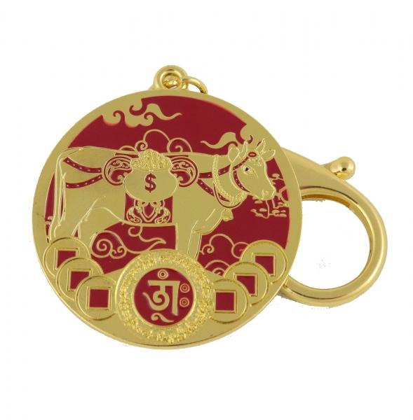 feng shui import Sacred Resource Cow Amulet Keychain