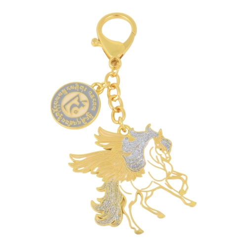 Feng Shui Import Sky Unicorn With Spirit Essence Amulet Keychain