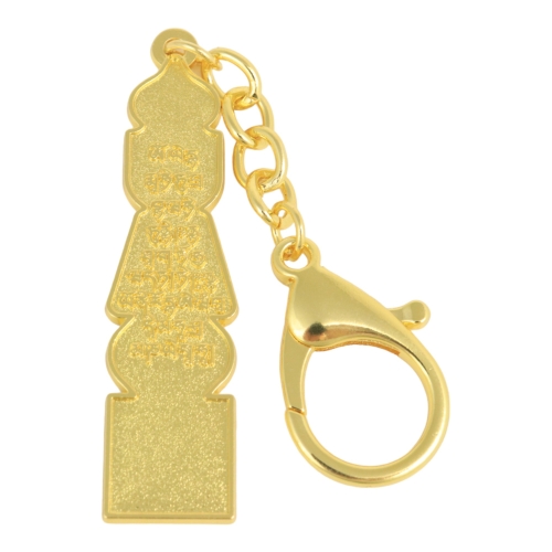 Feng Shui Import White Umbrella Goddess Pagoda Amulet Keychain