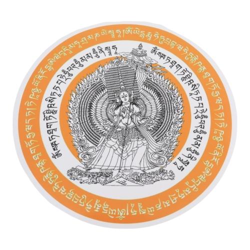 feng shui import White Umbrella Goddess Window Sticker