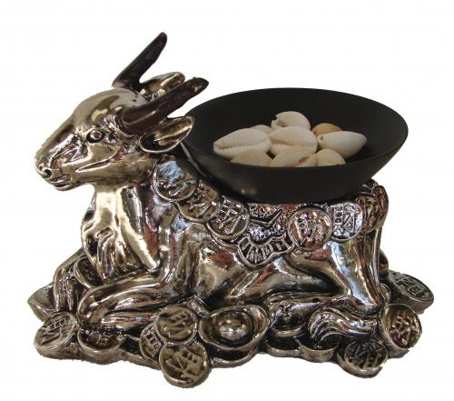 feng shui import Wishfulfilling Cow with Cowrie Shells
