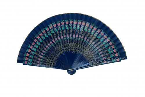 Feng Shui Import Wooden Hand Fan With Cloth On The Edge