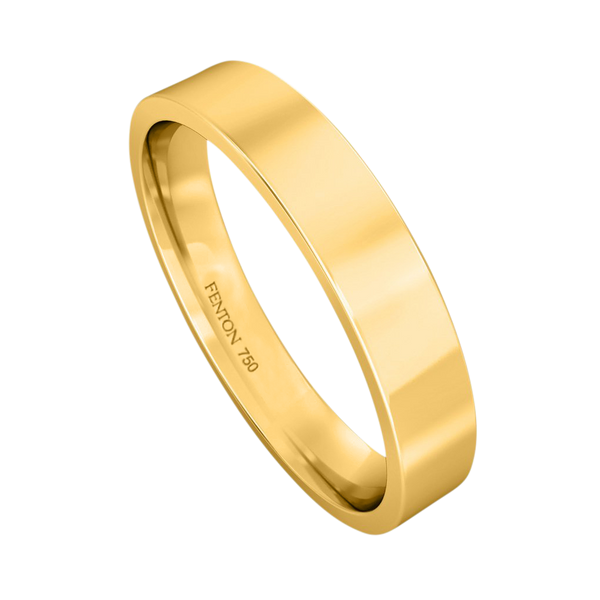 Fenton The Flat Band 18K Yellow Gold Ring