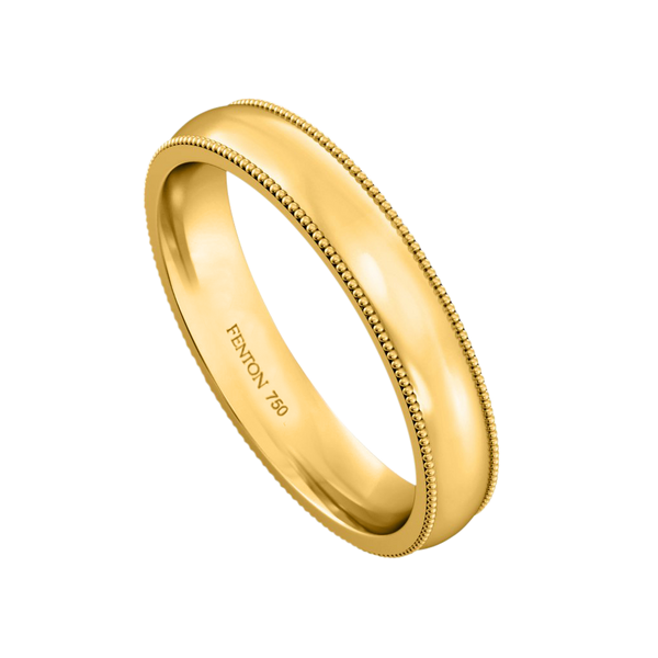 Fenton The Milgrain Band 18K Yellow Gold