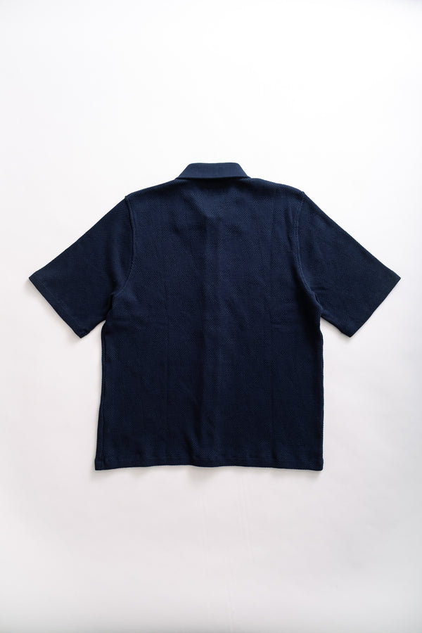 Fera BUTTON THROUGH POLO - NAVY