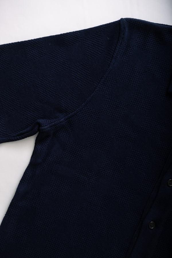 Fera BUTTON THROUGH POLO - NAVY