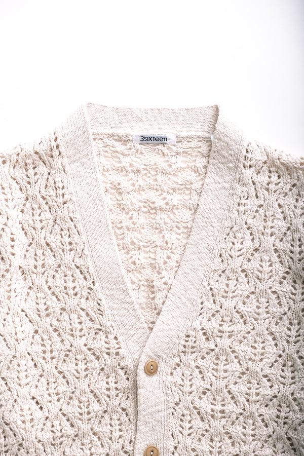 Fera CLASSIC CARDI - ECRU LACE