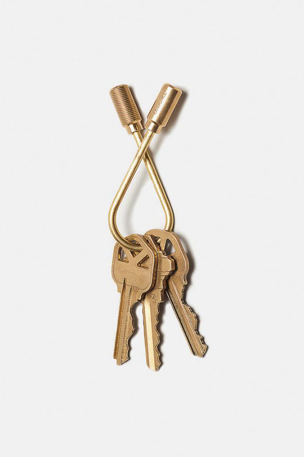 fera CLOSED HELIX KEYRING-BRASS