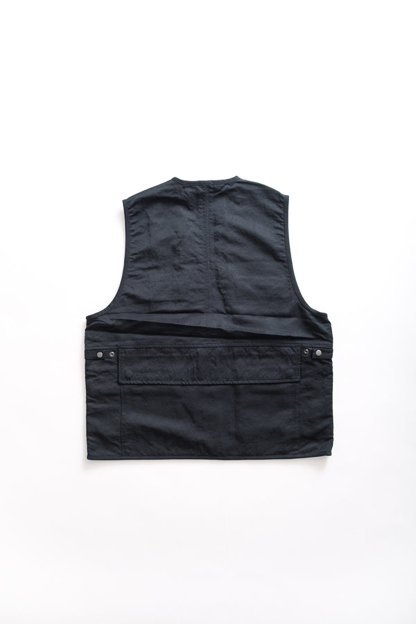 Fera FIELD VEST - BLACK WRINKLE