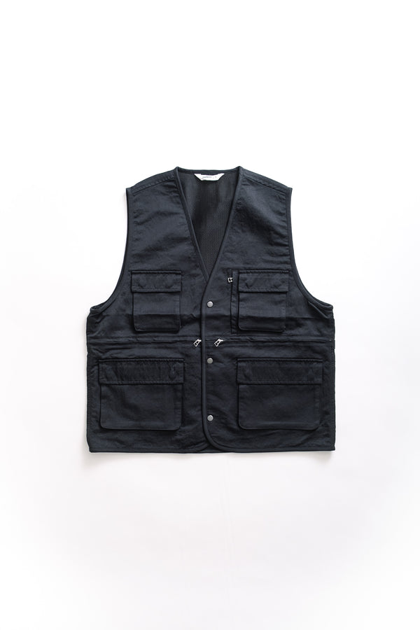 fera FIELD VEST - BLACK WRINKLE