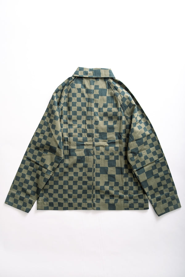 Fera FRONT OF HOUSE - OLIVE CHECK